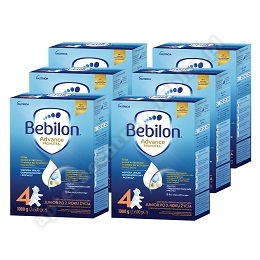 Bebilon 4 z Pronutra-ADVANCED prosz.1100g 6pack+NOSON Aspirator do nosa dla dzieci