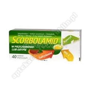 Scorbolamid x 40 tabletek drażowanych