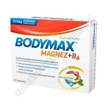 Bodymax Magnez+B6 tabl.  60 tabl. 