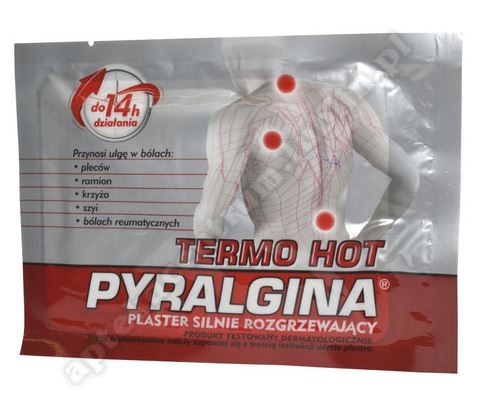PYRALGINA TERMO HOT Plaster 1 szt
