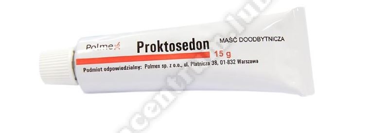 Proktosedon maść doodbyt. (5mg+10mg+5mg+10m