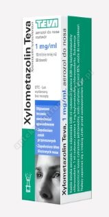 Xylometazolin Teva aerozol do nosa roztwór 1mg/ml 10ml