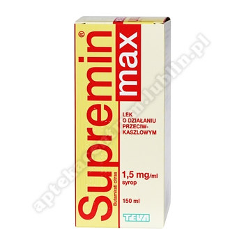 Supremin MAX syrop 1, 5 mg/ml 1 but. a 150ml