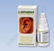 Cerumex preparat do higieny uszu płyn 15 ml