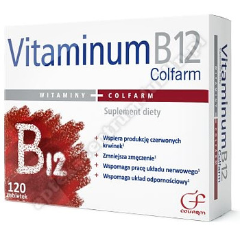 Vitaminum B 12 Colfarm 120 tabletek