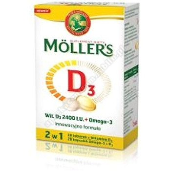 Mollers D3 kaps. +tabl.  28kaps. (+28tabl. )