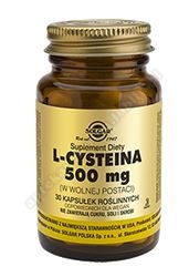 SOLGAR L-cysteina 500 mg kaps.  30 kaps-data waznosci 30. 06. 2024-dostepne 2 op
