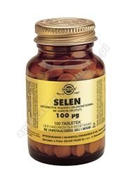 SOLGAR Selen 0, 1 mg 100 tabletek
