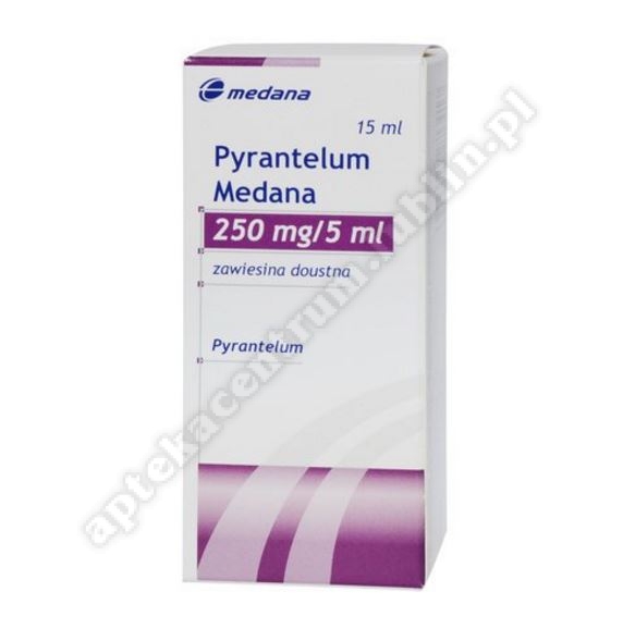Pyrantelum Medana zawiesina doustna 0, 25 g/ 5ml opakowanie 15 ml
