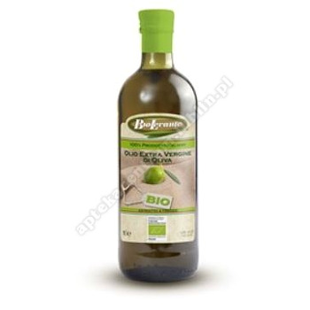 Oliwa z oliwek extra virgin BIO 1L BIO LEVANTE data ważności: 02. 09. 18r,  jedna sztuka