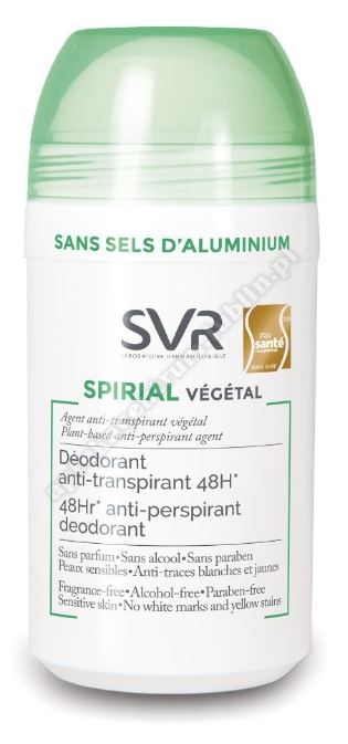 SVR SPIRIAL Antyperspirant vegetal rollon 50ml