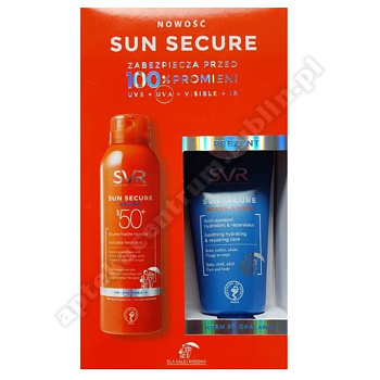 SVR SUNSECURE Zestaw Spray SPF50+ SUN SECURE APRES-SOLEIL 50ML