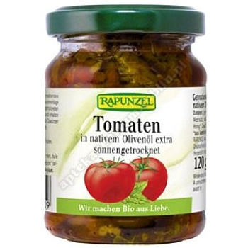 Pomidory suszone w oliwie BIO 120g RAPUNZEL data ważności 19. 09. 2019 dost.  1 op