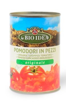 Pomidory bez skóry (puszka) BIO 400g LA BIO IDEA