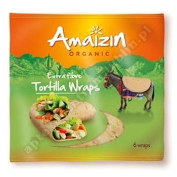 Tortilla wraps (źródło błonnika pokarmowego) BIO 240g AMAIZIN data ważności:28. 02. 18