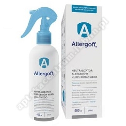 ALLERGOFF Spray p/alergenom roztoczy kurzu  400ml+120 ml Gratis !!!
