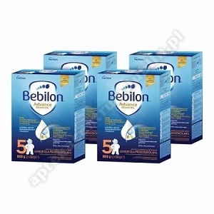 Bebilon 5 z Pronutra ADVANCE Mleko 1100G X 4 pack+NOSON Aspirator do nosa dla dzieci