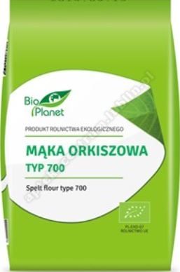Mąka orkiszowa TYP 700 BIO 1kg BIO PLANET