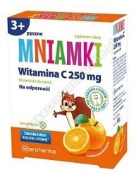 MNIAMKI Witamina C 250 mg pastyl.do ssania 60tabl