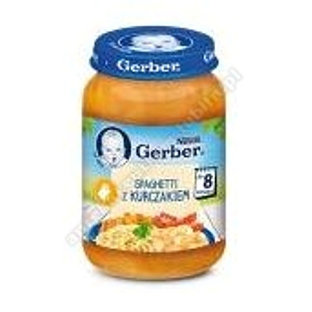 GERBER Obiadek spaghetti z kurcz.  190g