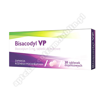 Bisacodyl VP tabl. dojelit.  5 mg 30 tabl.  import równoległy