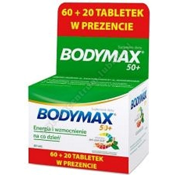 Bodymax 50+ tabl.  80 tabl.  (60+20 tabl. )