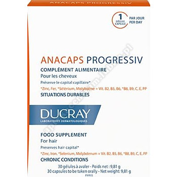 DUCRAY Anacaps Progressiv 30 kaps.