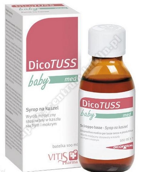 DicoTuss baby med syrop 100ml(but.z dozownikiem 100ml