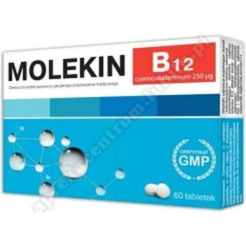 Molekin B12 tabl.  0, 25 mg 60 tabl. 