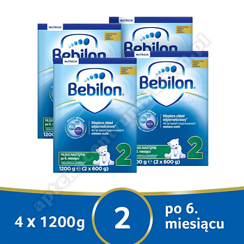Bebilon 2 z Pronutra-ADVANCE Mleko 1200G x4 SZTUKI