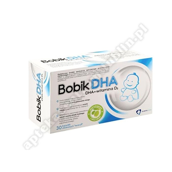 Bobik DHA (DHA+Vit. D3) kaps. otwier. twist-off 30kaps. 