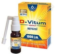 D-Vitum witamina D 1000 j.m. aerozol doustny