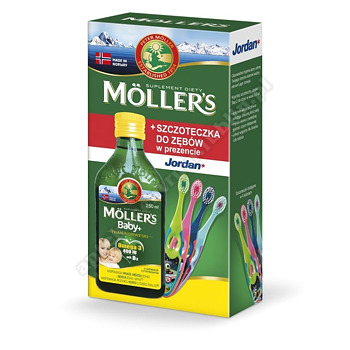 Mollers Baby+ Tran Norweski Cytrynowy