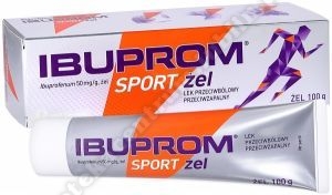 Ibuprom Sport żel 0, 05 g/g 100 g (tuba)