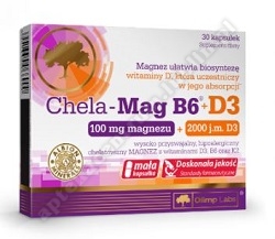 Olimp Chela-Mag B6+D3 kaps.  30 kaps. 