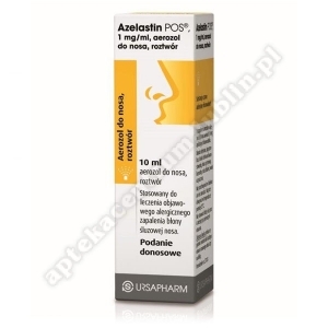 Azelastin POS aer.donosa,roztwór 1mg/ml 10
