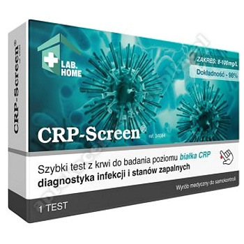 Test CRP ultraczuły do badania poziomu białka CRP 1 szt.