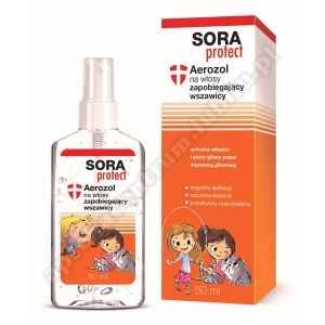 Sora Protect aerozol na włosy zapobiegający wszawicy 50 ml