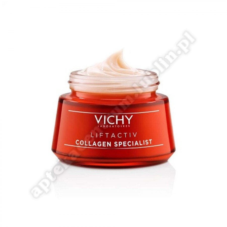 VICHY LIFTACTIV Collagen Specialist krem 50ml+VICHY LIFT Collagen Spec. Noc krem 15ml,kosmetyczka