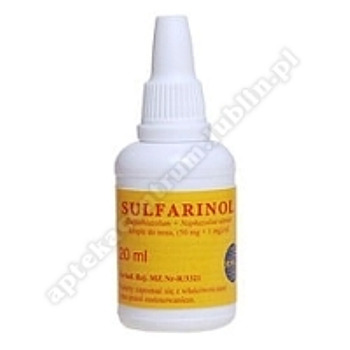 Sulfarinol krople do nosa 20 ml (17g)