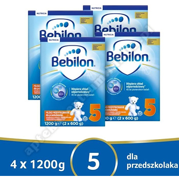 Bebilon 5 z Pronutra Advance powyżej 2, 5 roku życia 4x1200g
