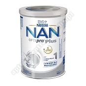 Nestle NAN Optipro Plus 1 HM-O, mleko początkowe dla niemowląt od urodzenia, 400 g