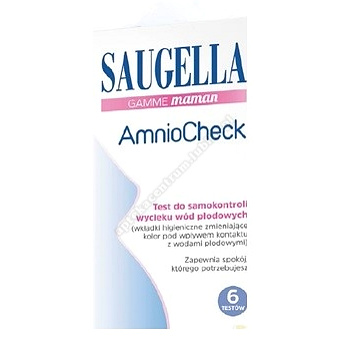 SAUGELLA AmnioCheck test wycieku wód płodowych 6szt
