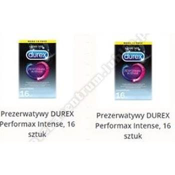Prezerwatywy DUREX PERFORMAX INTENSE x32 sztuk ( 2 op  16 sztuk )