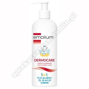 EMOLIUM Dermocare 3w1 Płyn/żel/szampon 400ml