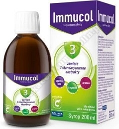 Immucol 3 syrop 200 ml data ważności 30. 11. 2024r