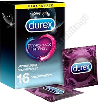 DUREX prezerwatywy Performax Intense 16szt+breloczek do kluczy