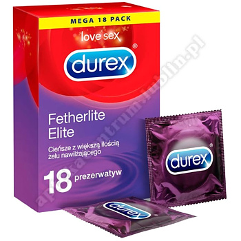 DUREX FETHERLITE ELITE Prezerwatywy 18 szt. 