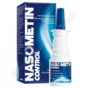 Nasometin Control (Mometasone Sandoz)  Aerozol do nosa - 60 dawek