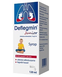 DEFLEGMIN JUNIOR Syrop 0,015g/5ml - 120 ml